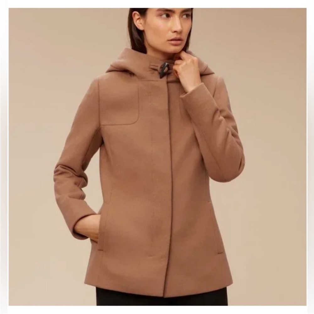 Winter Clear Out Babaton Atelier Brady Virgin Wool Cashmere Coat Size XXS